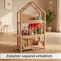 Preview: Montessori Regal mit Bauernhof-Spielwelt, Puppen, Büchern und weiterem separat erhältlichem Zubehör.