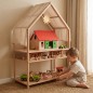 Preview: Regal für Puppenhaus, Bauernhof oder Krippenstall