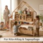 Preview: Montessori Spielregal LULU fördert gemeinsames Spielen, Ordnung und Selbstständigkeit in Kita und Tagespflege.