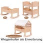 Preview: Wiegenkufen als Erweiterung für Peitz Puppenbett