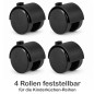 Preview: Feststellrollen im 4er Set