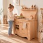 Preview: Spielküche Kind spielt Rollenspiel Holz Kinderküche