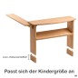Preview: Spieltheke für Spielständer PAULA ist 8 cm höhenverstellbar und lässt sich flexibel an die Größe des Kindes anpassen