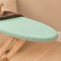 Preview: Kinder-Bügelbrett-Bezug Mintgrün aus Oeko-Tex-Baumwolle mit Gummizug für Bügelbrett LOTTI