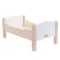 Preview: Weisses massivholz natur Puppenbett Preview: Weisses massivholz natur Puppenbett