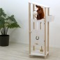 Preview: Steckenpferdstall für ein Steckenpferd weiß naut Holz Preview: Steckenpferdstall für ein Steckenpferd weiß naut Holz
