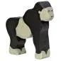 Mobile Preview: Gorilla und Nashorn | Afrika 3 Tier-Paket | Arche Spielfiguren | Holztiger