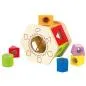 Preview: Bio-Babyspielzeug – Feinmotorik fördern – pädagogisches Spielzeug – Waldorf geeignet – Beleduc 7-teilige Sortierbox Shake und Match / Steckspiel / Suchspiel E0407