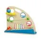 Mobile Preview: Bio-Babyspielzeug – Feinmotorik fördern – pädagogisches Spielzeug – Waldorf geeignet – Kugel-Rennbahn / Holz-Kugelbahn für Babys und Kinder / bunte Rollbahn