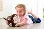 Preview: Handpuppe Affe mit Jungtier | Rollenspiel-Geschichten | Kleinkind-Spielzeug | BE 40440