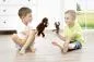 Preview: Handpuppe Affe mit Jungtier | Rollenspiel-Geschichten | Kleinkind-Spielzeug | BE 40440