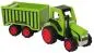 Mobile Preview: kreatives Holzspielzeug kindgerechte Holz-Fahrzeug Traktor mit Kipper Kipplaster Kippanhänger Anhänger Holzspielzeug