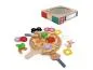 Preview: Kinder-Spielzeug-Pizza-Set – für die Mahlzeit zwischendurch oder als leckeres Mittagessen – Spielzeug-Pizza für das Kochen in der Kinder-Spielküche - nützliches Spielküchenzubehör