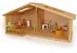 Mobile Preview: Puppenhaus "Elsa" aus massivem Buchenholz - Puppenstube,Kinder-Holz-Spielzeug,Bauernhof,vielseitige Spielmöglichkeiten