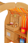 Mobile Preview: Einseitiger Waldorf-Spielständer "kleiner Ole" | Erlen-Holz | Kinder-Spielhaus Zapfen