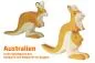 Mobile Preview: Arche Spielfiguren | Australien 1 Tier-Paket | Känguruh und Känguru mit Jungem | Holztiger Spielfigur