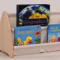 Preview: Bücherregal mit Stoff in Natur mit Stoff Preview: Bücherregal mit Stoff in Natur mit Stoff