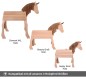 Preview: Glitzerndes Einhorn zum Draufstecken an Peitz-Holzpferde Preview: Glitzerndes Einhorn zum Draufstecken an Peitz-Holzpferde