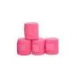 Preview: Große Fleece Bandage 4er Set rosa