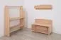 Preview: Kinder Wand Garderobe | Mützen-Ablage | Kinderzimmermöbel | Holzgarderobe