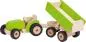 Mobile Preview: Spielzeug Traktor mit Anhänger grün | Kinder-Bauernhof