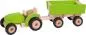 Mobile Preview: Kinderspielzeug Traktor mit Anhaenger Goki 55942 fuer Kinder-Bauernhof