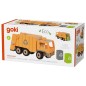 Preview: Goki Müllwagen Eco in Originalverpackung als Geschenkidee