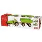 Mobile Preview: Spielzeug Traktor mit Anhänger grün | Kinder-Bauernhof