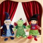 Preview: Marionettenset für Kasperletheater - Kasper Drache Zauberer Set