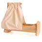 Preview: Himmel für Puppenwiege | beige | Himmelbett-Bezug | Puppenbett zubehör Preview: Himmel für Puppenwiege | beige | Himmelbett-Bezug | Puppenbett zubehör