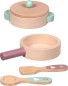 Preview: Kochset aus Holz für Kinder
