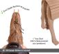 Preview: Holzpferd mit langer Mähne & Schweif für Flechten & Frisieren aus Sisal Seil Preview: Holzpferd mit langer Mähne & Schweif für Flechten & Frisieren aus Sisal Seil
