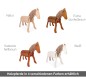 Preview: Holzpferd groß in 4 verschiedenen Farben erhältlich - Natur, Kastanie, Eiche & Weiß