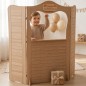 Preview: Kasperletheater personalisierbar mit Namensschild Holz Gravur Kinder