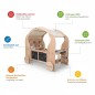 Preview: Kinder Foodtruck Set aus Holz mit 3–6 farbigen Feature-Texten und Pfeilen in Peitz-Farben, Studioaufnahme auf Weiß. Preview: Kinder Foodtruck Set aus Holz mit 3–6 farbigen Feature-Texten und Pfeilen in Peitz-Farben, Studioaufnahme auf Weiß.