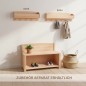Preview: Schuhbank mit Garderobe für Kinder Preview: Schuhbank mit Garderobe für Kinder