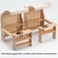Preview: Kinder Spieltheke Buche - Verbindungsbrett rechts oder links montierbar nach Wahl