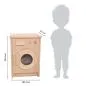 Mobile Preview: Waschmaschine "Frau Holle" aus Massivholz | Kinder-Haushalt S 2022