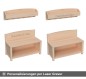 Preview: Kindergarderobe groß - Personalisierbar mit Namen in 3D Buchstaben aus Holz