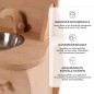 Preview: Kinderküche Buchenholz Qualität Detail Verarbeitung