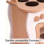 Preview: Kinderküche Rundungen sicheres Design Holz - weiß