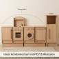 Preview: Erweiterbare Kinderküchenmodule aus Holz für flexible Spielküchen-Kombinationen