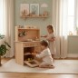 Preview: Rapunzel Kinderküche aus Massivholz in Natur Optik Preview: Rapunzel Kinderküche aus Massivholz in Natur Optik