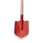 Preview: Roter Kinder-Spitzspaten aus Metall mit Holzstiel Metallspaten für Kinder mit spitzer Form und roter Farbe Gartenwerkzeug Kinder roter Spitzspaten