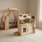 Preview: Kinderküche freistehend im Raum vor dem Spielständer Preview: Kinderküche freistehend im Raum vor dem Spielständer