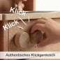 Preview: Drehbare Klick-Regler an der Holz Kinderküche fördern Feinmotorik und realistisches Rollenspiel
