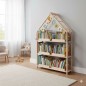 Preview: im Kinderzimmer ein Bücherregal Austellerregal zum selber bedienen für die Kinder