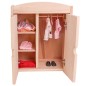 Preview: Puppen Kleiderschrank mit Klamotten