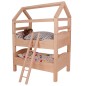 Preview: puppenbett mit zapfenverbindung