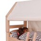 Preview: puppenbett-puppenmoebel mit dach und himmel abmessung